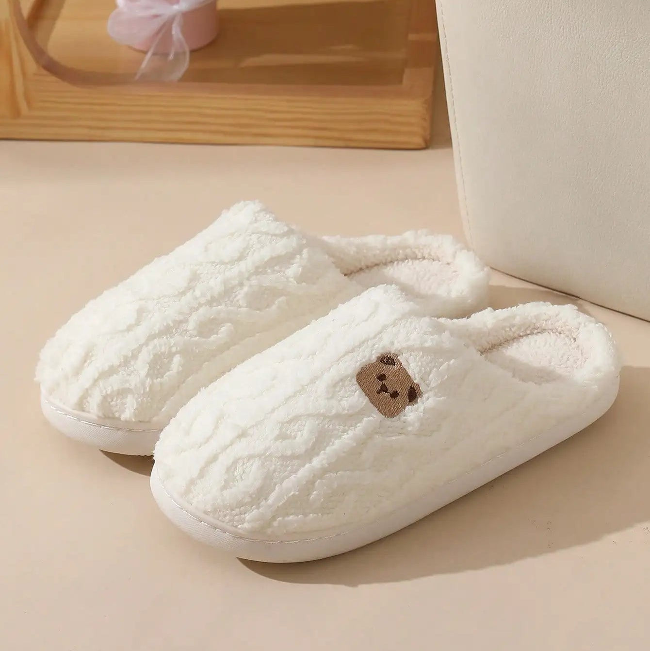 Pantoufle en coton doux